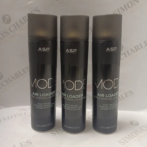 BOX TO CONTAIN APPROX. 7 X 600ML A.S.P MODE AIR LOADER ULTRA STRONG HAIRSPRAY - COLLECTION ONLY