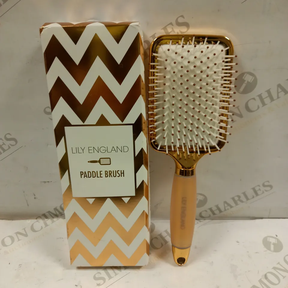 BOXED LILY ENGLAND PADDLE BRUSH 