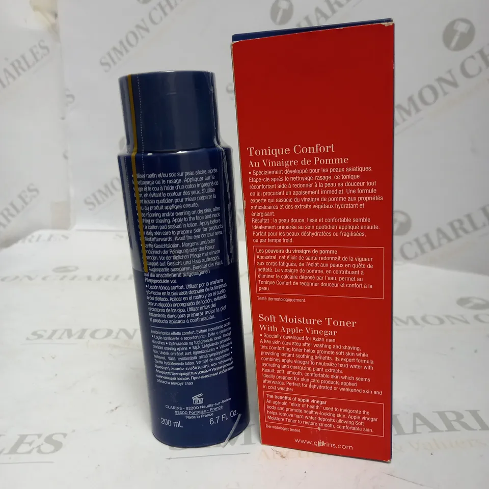 CLARINS MENS SOFT MOISTURE TONER