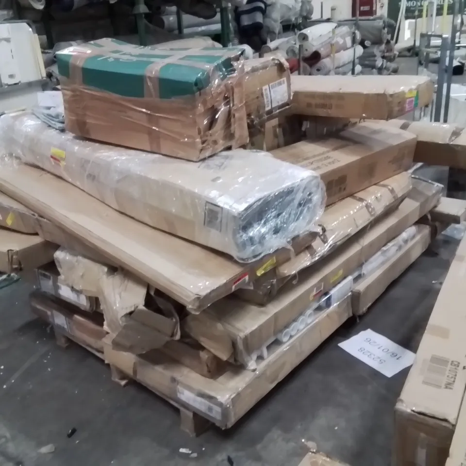 PALLET OF INCOMPLETE FURNITURE
