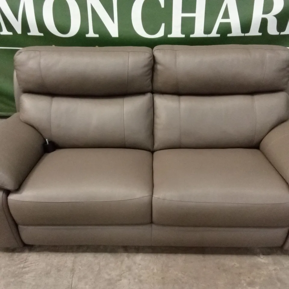 QUALITY DESIGNER ITALIAN MADE PATRIZIO 3 SEATER LEATHER SOFA