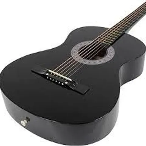 BOXED DAWOO 3/4 SIZE 36 INCH CLASSIC ACOUSTIC GUITAR - BLACK