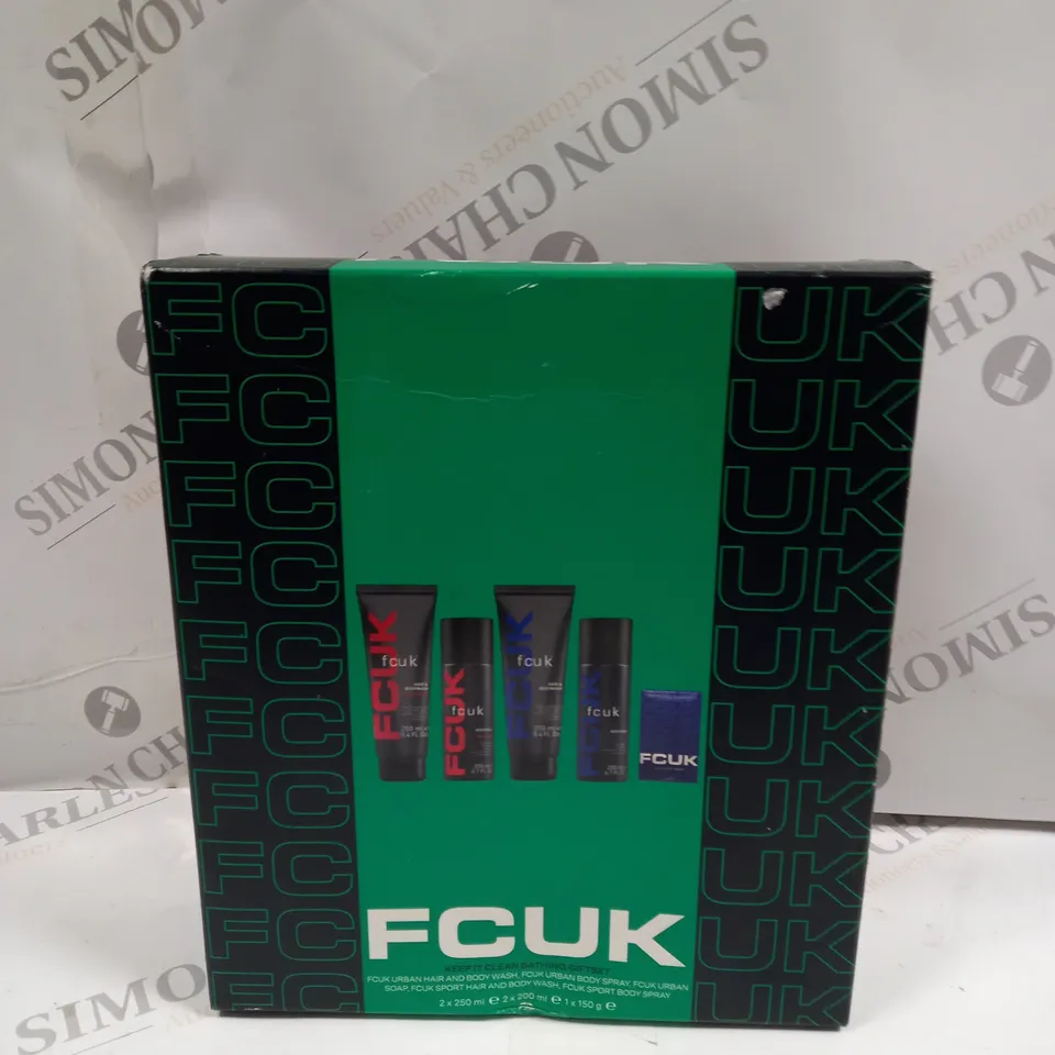 BOXED FCUK KEEP IT CLEAN BATHING GIFT SET 