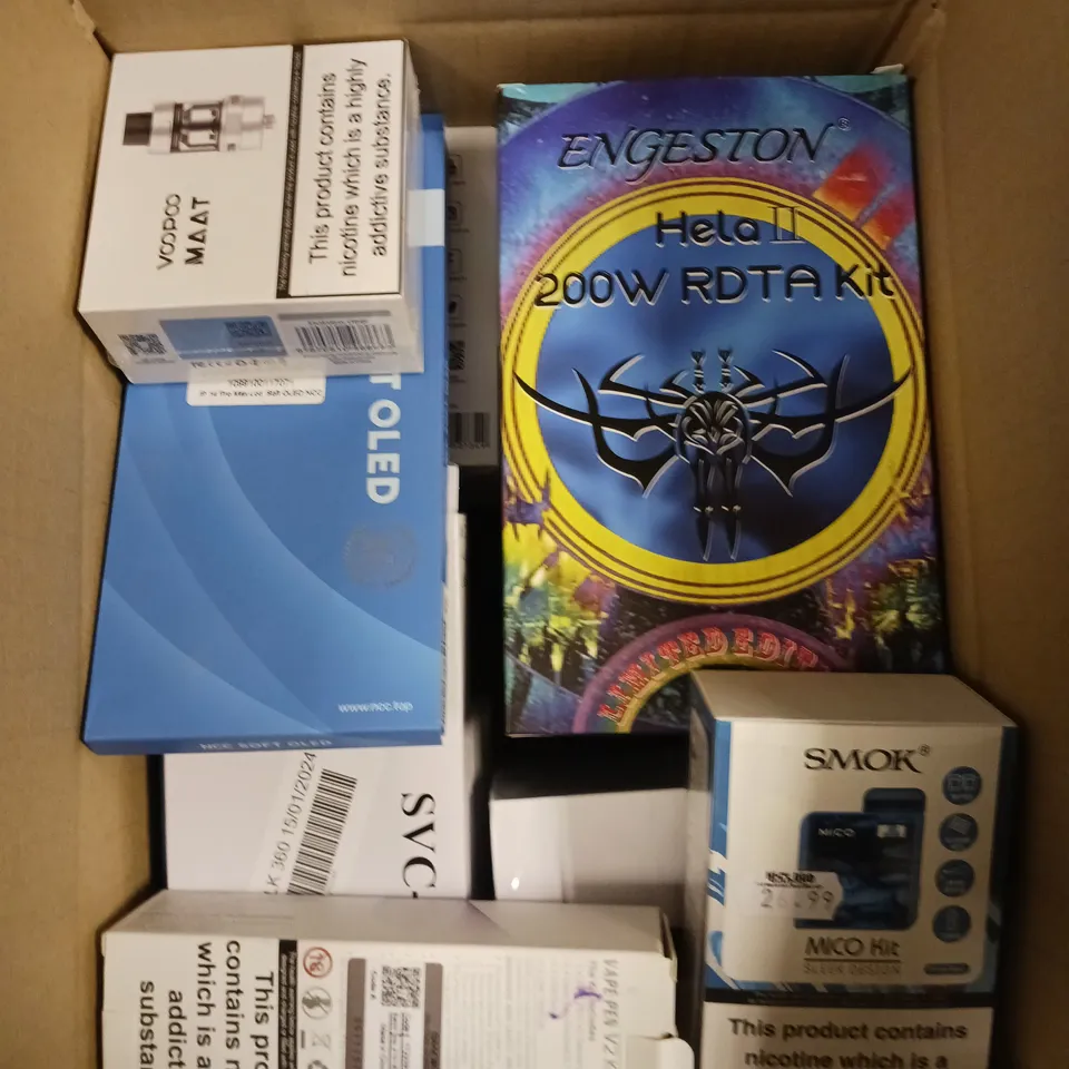 APPROXIMATELY 15 ASSORTED VAPING PRODUCTS & ACCESSORIES 