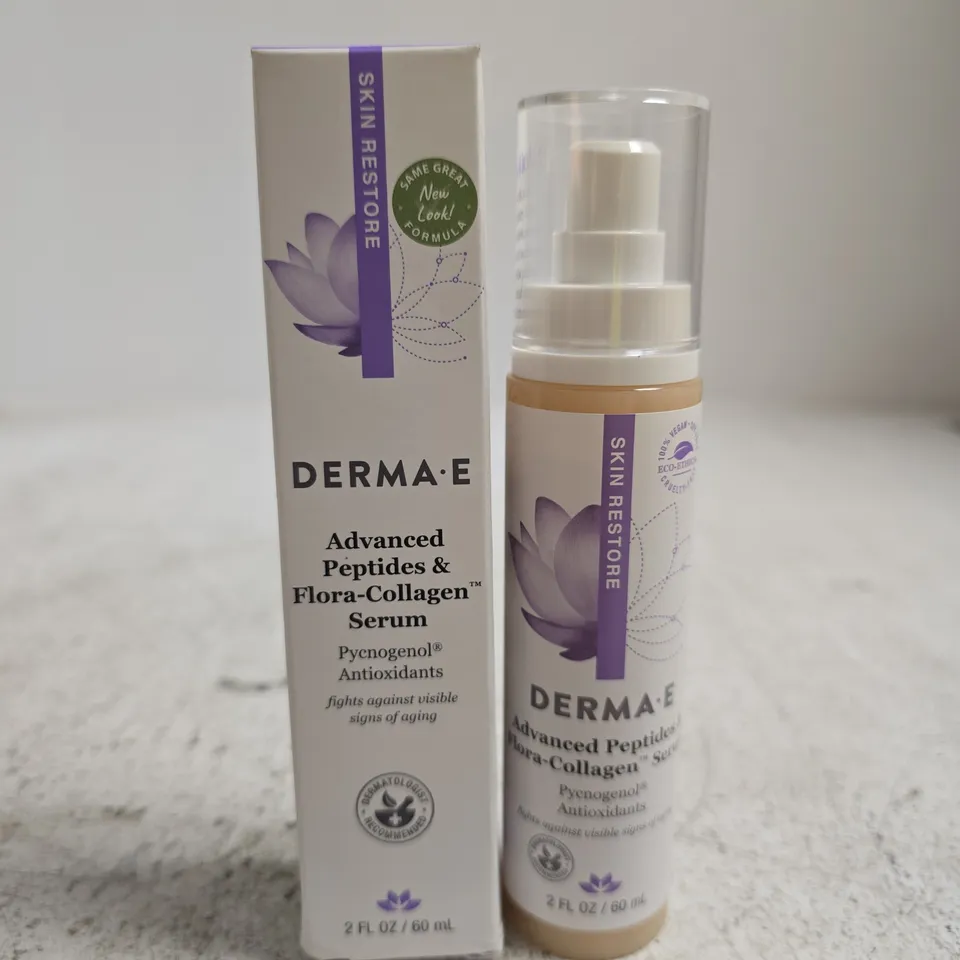 DERMA-E ADVANCED PEPTIDES & FLORA-COLLAGEN SERUM – 60 ML