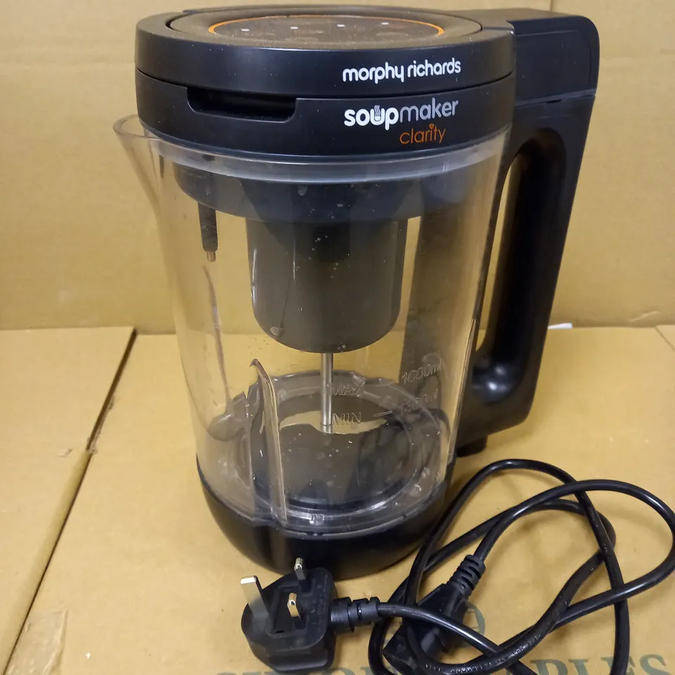 MORPHY RICHARDS CLARITY SOUP MAKER