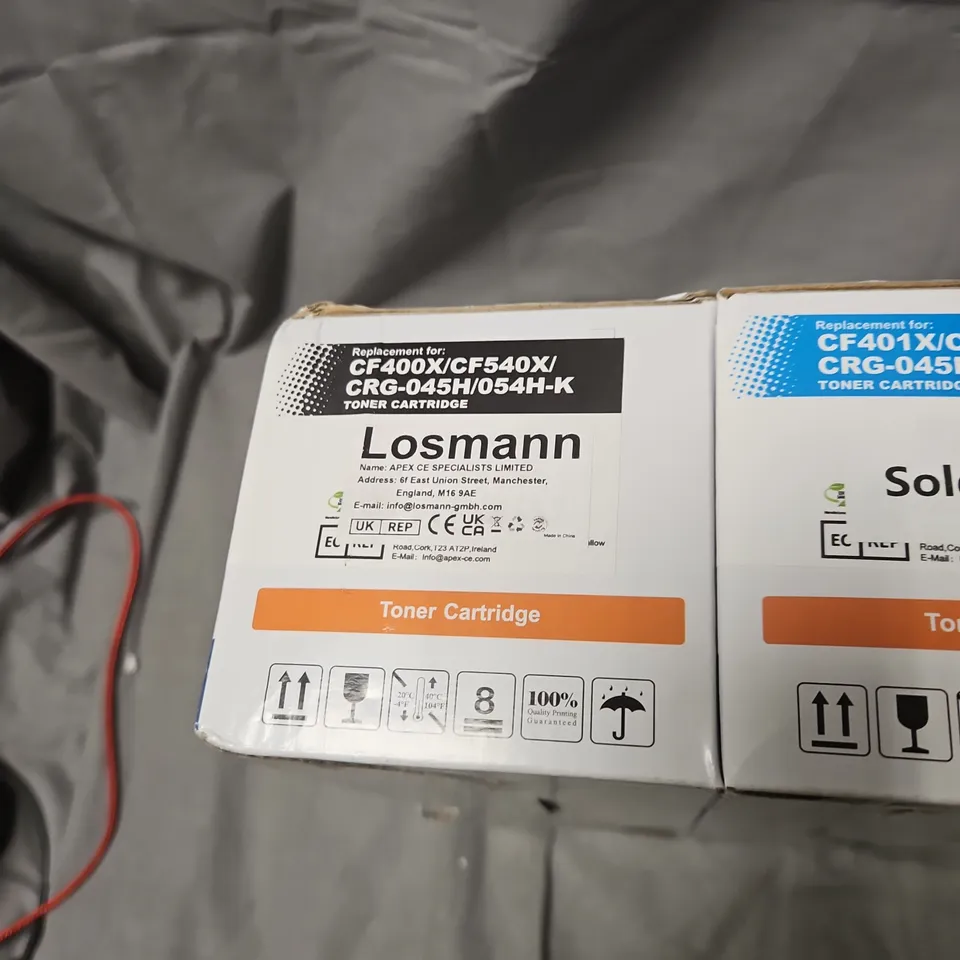 LOSMANN TONER CARTRIDGE SET (4-PACK) FOR CANON CF401X/CF541X & CRG-045H/054H SERIES