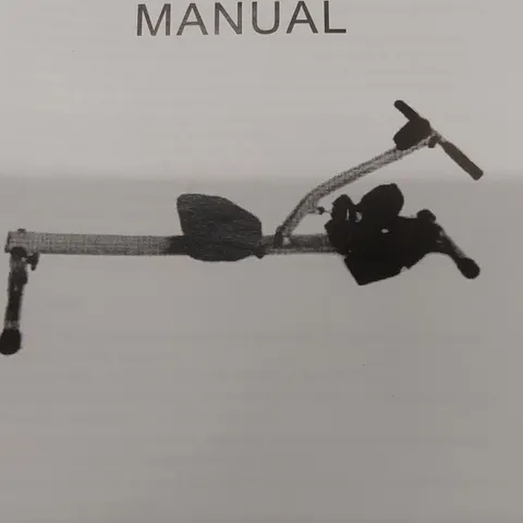 BOXED ROWING MACHINE 