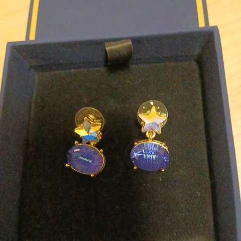 BUTLER & WILSON CELESTIAL CRYSTAL STARS EARRINGS 