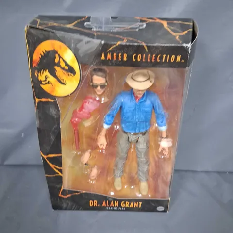 BOXED JURASSIC PARK AMBER COLLECTION DR. ALAN GRANT