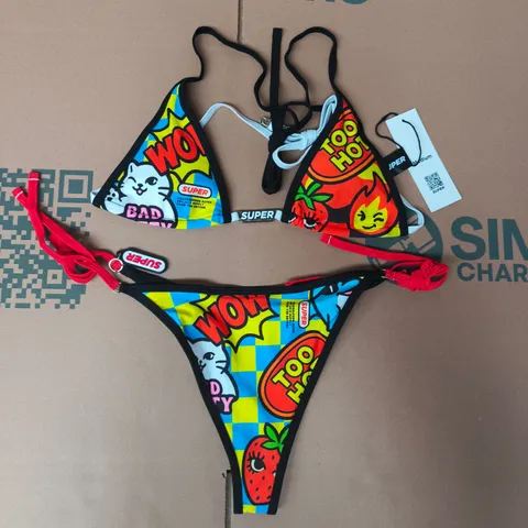 BAGGED SUPER WOMEN'S BIKINI SET SIZE MEDIUM
