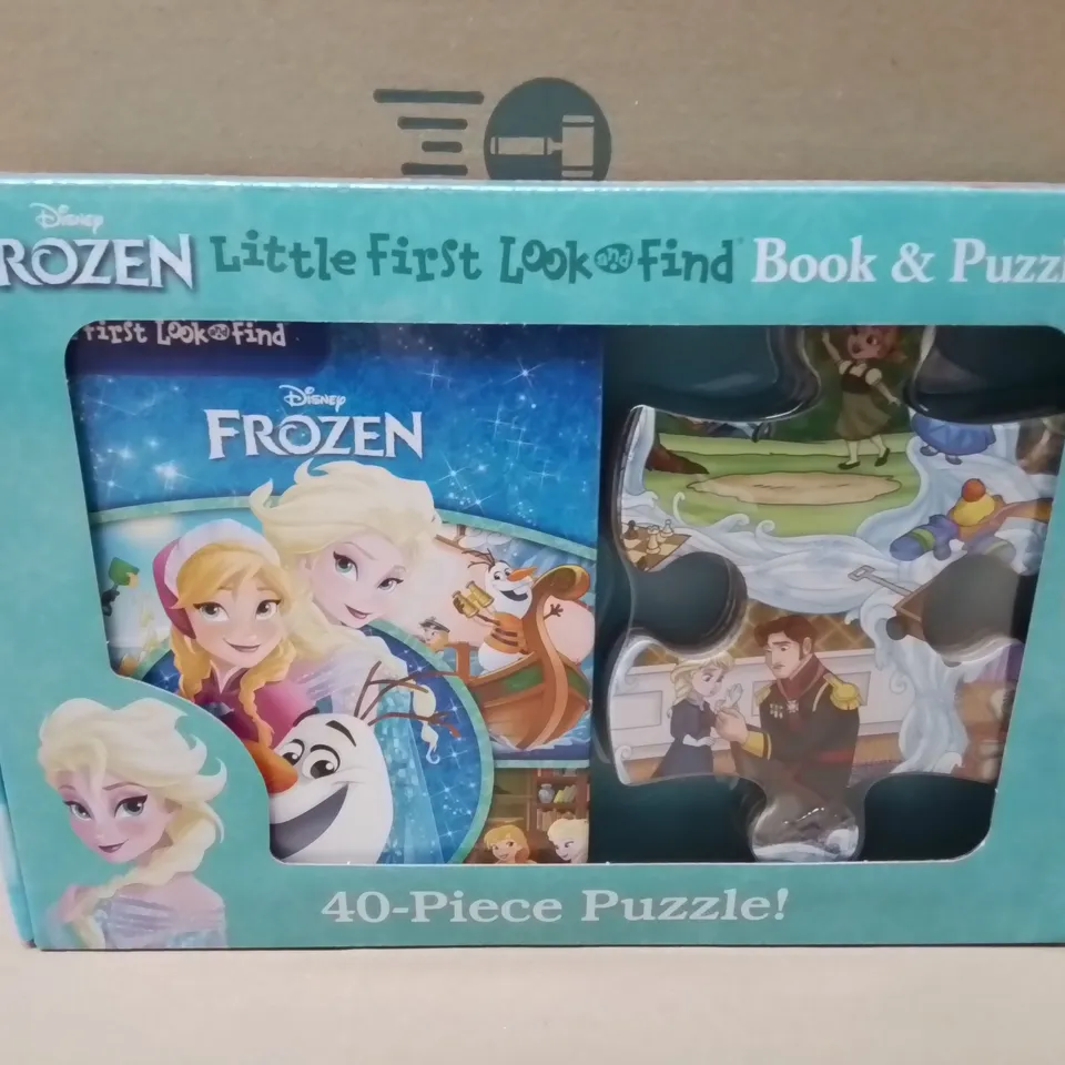 LOT OF 5 BRAND NEW DISNEY FROZEN LITTLE FIRST BOOK AND PUZZLE SET