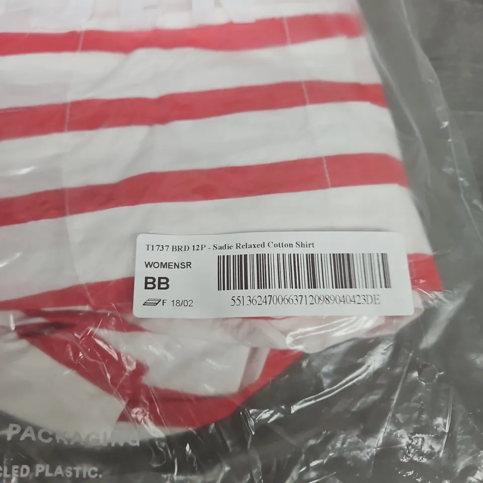 BODEN SADIE RELAXED COTTON SHIRT – SIZE 12P