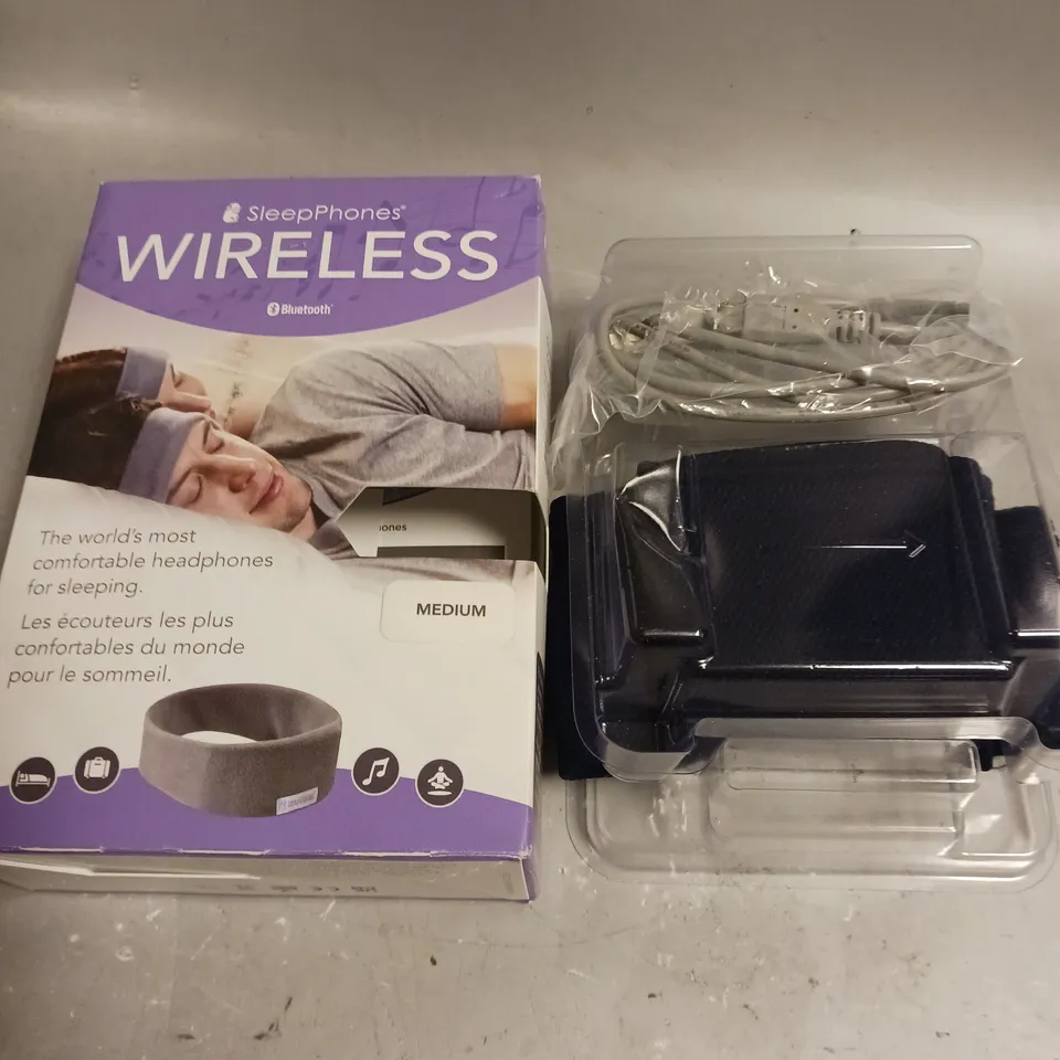 BOXED SLEEP-PHONES WIRELESS BLUETOOTH SLEEPING HEADPHONES 