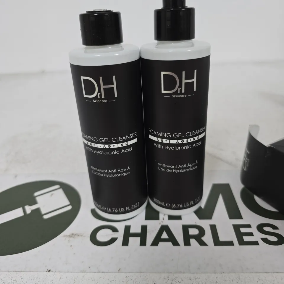 DH SKINCARE FOAMING GEL CLEANSER - ANTI-AGEING WITH HYALURONIC ACID, 200ML (SET OF 2)