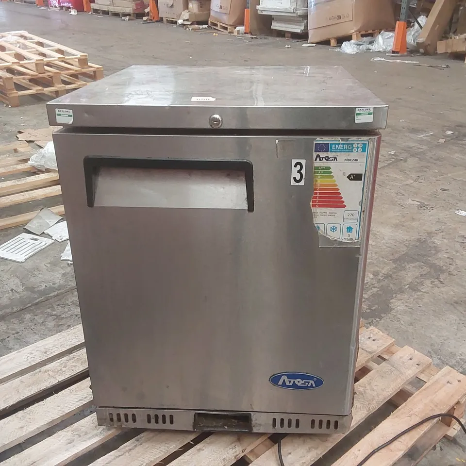 ATOSA MBC24R SINGLE DOOR UNDERCOUNTER REFRIGERATOR