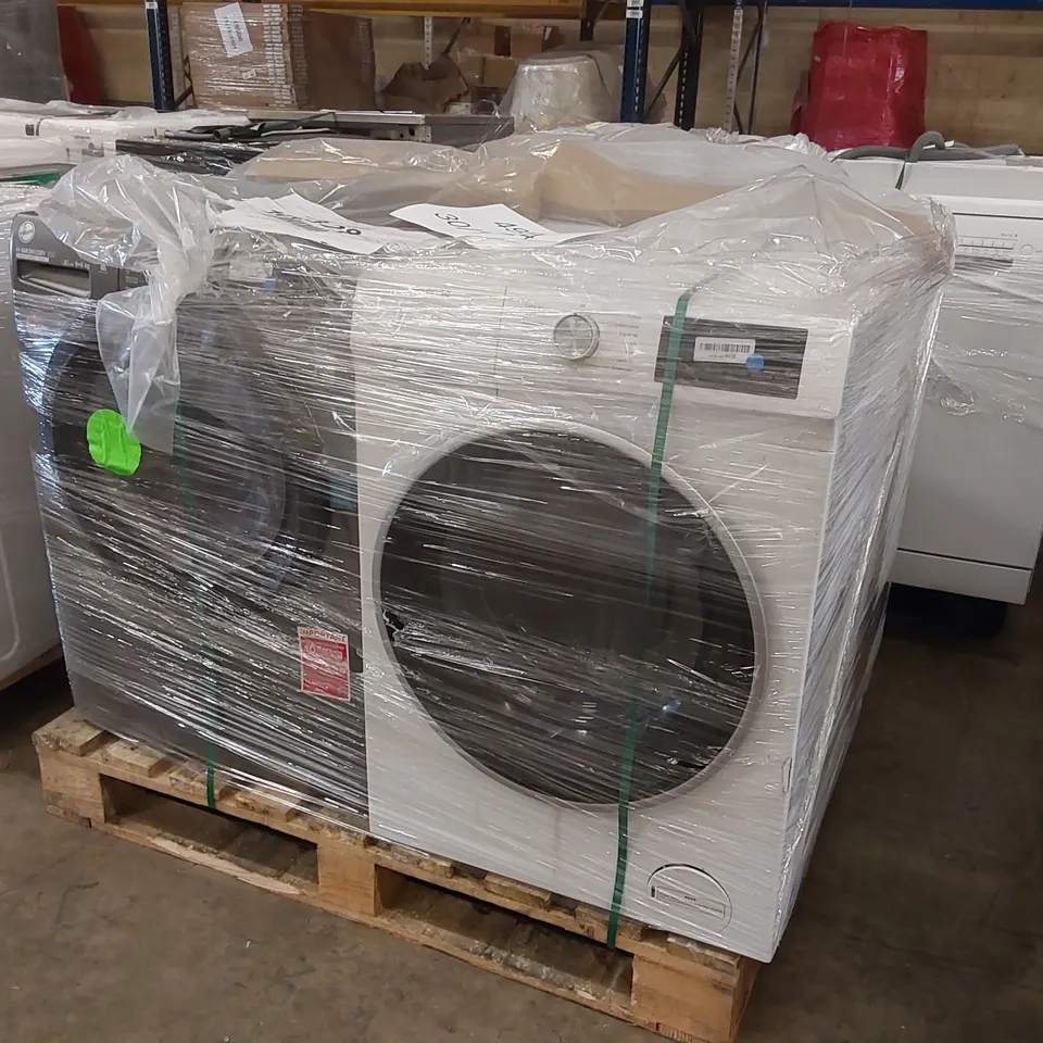 PALLET OF APPROXIMATELY 4 UNPROCESSED RAW RETURN WHITE GOODS TO INCLUDE;