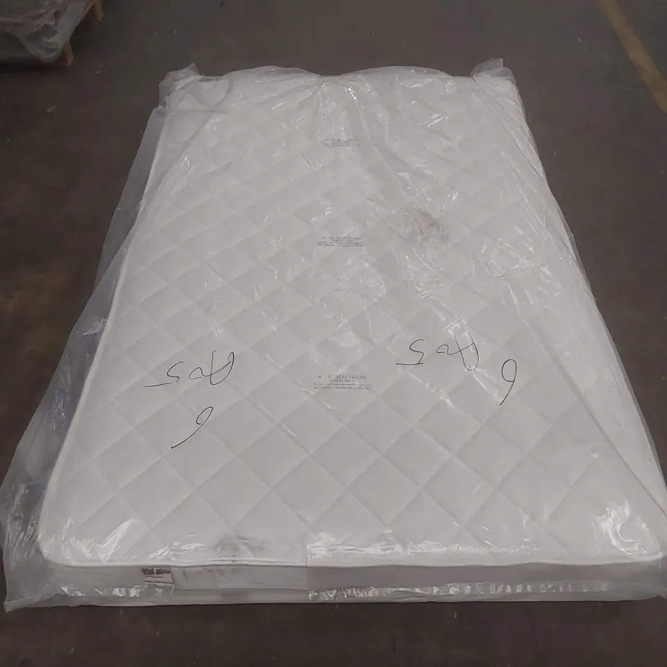 QUALITY BAGGED 120CM AIRSPRUNG MICRO QUILT SMALL DOUBLE MATTRESS