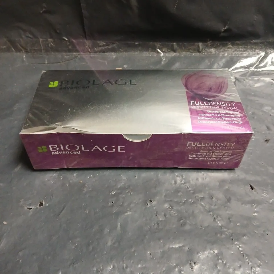  9 X SEALED BIOLAGE ADVANCED FULL DENSITY HAIR SYSTEMS