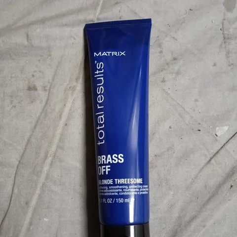 BOX OF APPROXIMATELY 10 MATRIX TOTAL RESULTS BRASS OFF BLONDE THREESOME