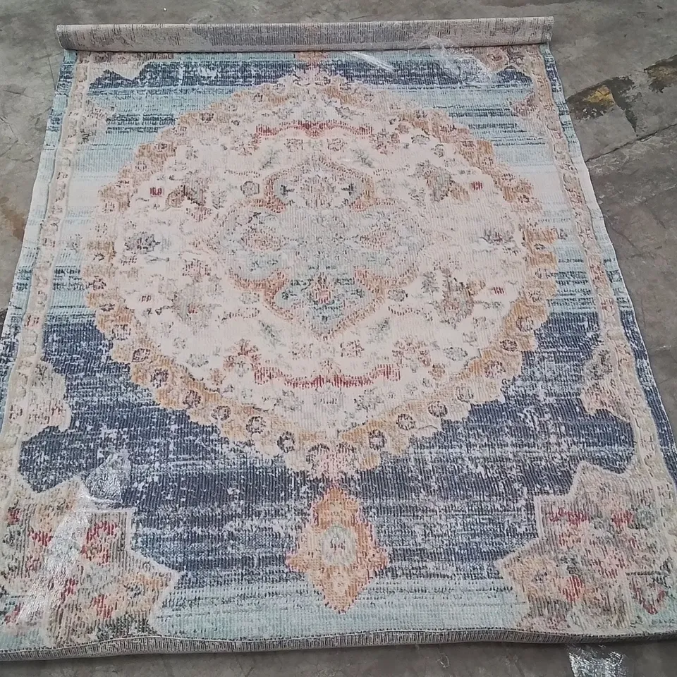  PACO HOME TORRES 279 BLUE 140×200CM AREA RUG