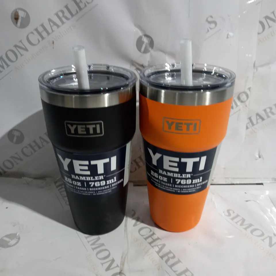 SET OF 2 YETI RAMBLER 769ML
