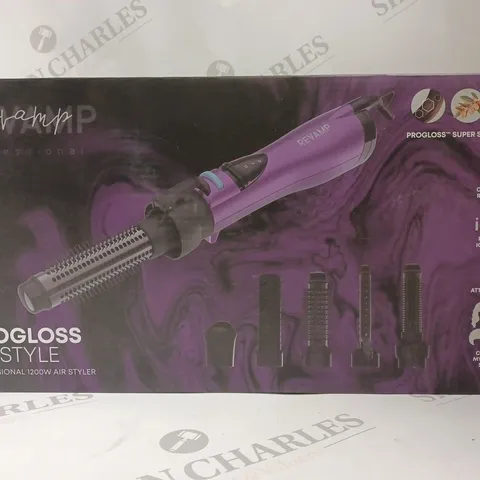 BOXED REVAMP PROGLOSS AIRSTYLE PROFESSIONAL 1200W AIR STYLER
