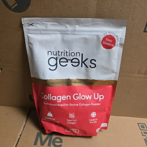 NUTRITION GEEKS COLLAGEN GLOW UP - UNFLAVOURED (420G)