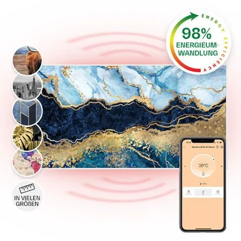 BOXED KLARSTEIN AIR ART SMART CHAUFFAGE INFRAROUGE, 700W RADIATEUR - DAMAGED