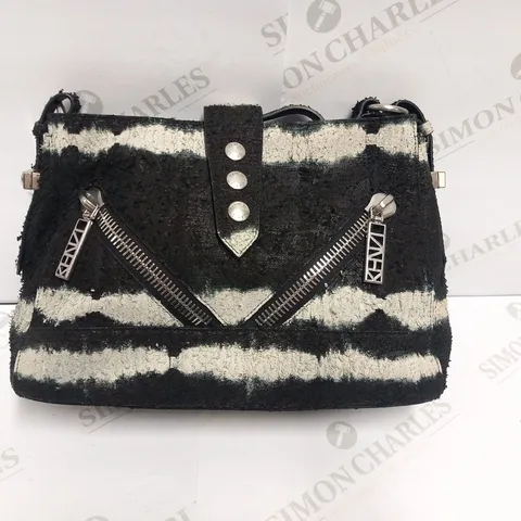 KENZO PARIS BLACK AND WHITE BAG