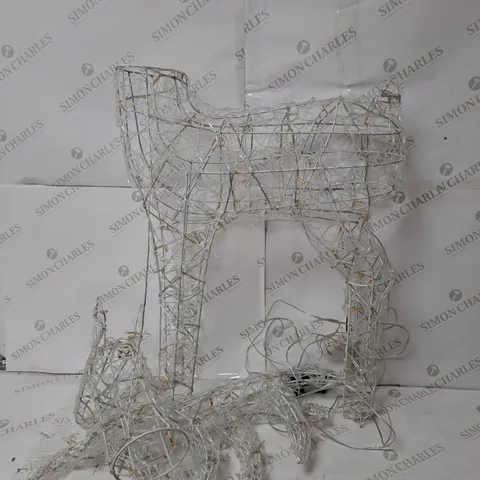 BOXED FESTIVE INDOOR/OUTDOOR PRE LIT REINDEER