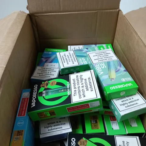 BOX OF APPROXIMATELY 20 VAPERESSO ECIGS
