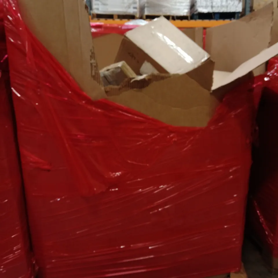 PALLET OF ASSORTED HOUSEHOLD GOODS AND PRODUCTS TO INCLUDE;PHONE ACCESSORIES,PAPER SHREDDER, RETRACTABLE SAFETY GATE
