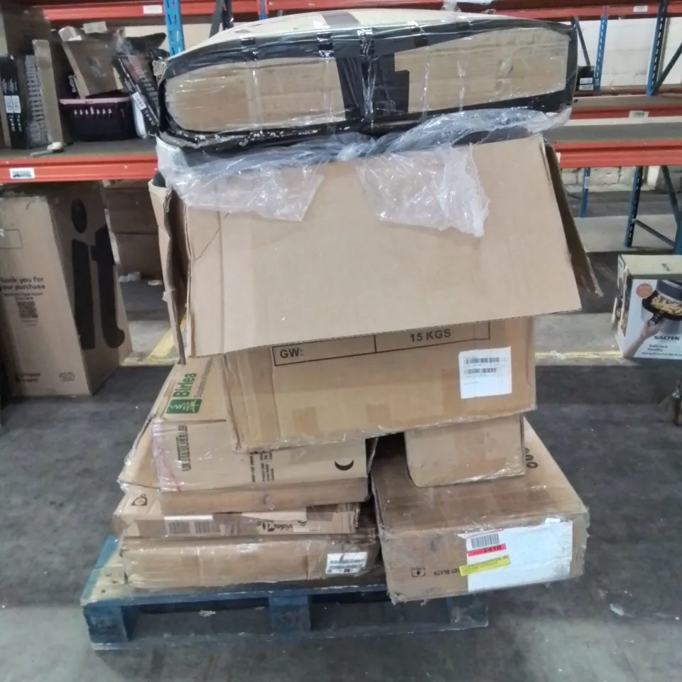 PALLET TO CONTAIN VARIOUS FURNITURE PARTS 