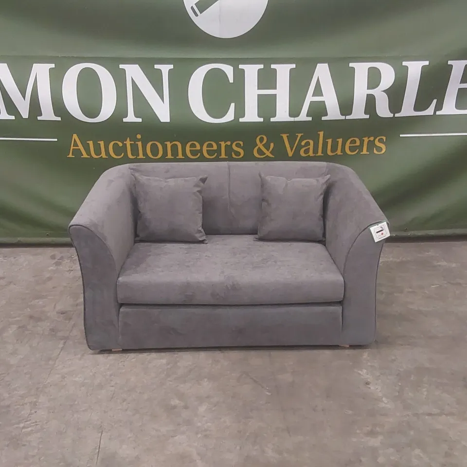 QUALITY DESIGNER KENSTER FABRIC UPHOLSTERED SOFA BED