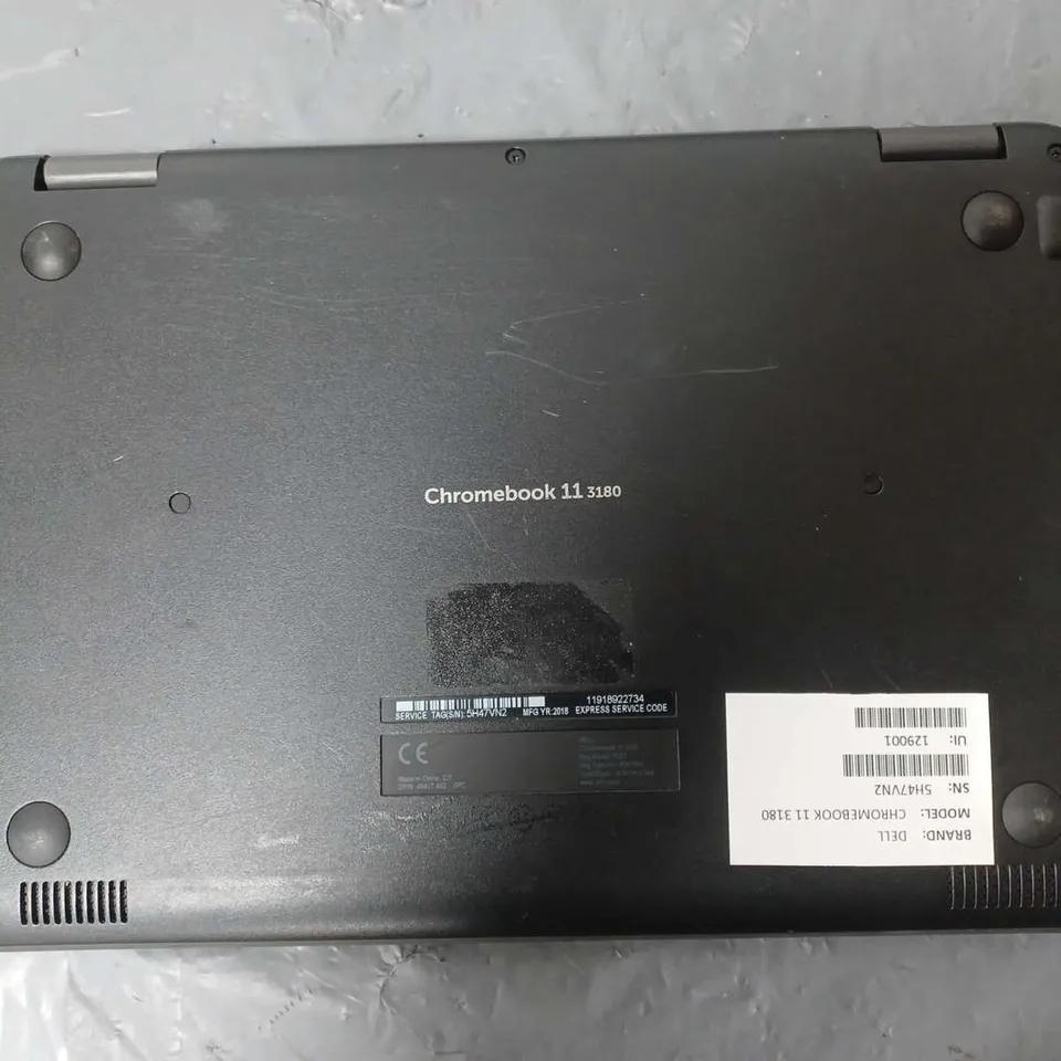 DELL CHROMEBOOK 11 3180	11 INCH	CELERON N3060 1.60GHZ
