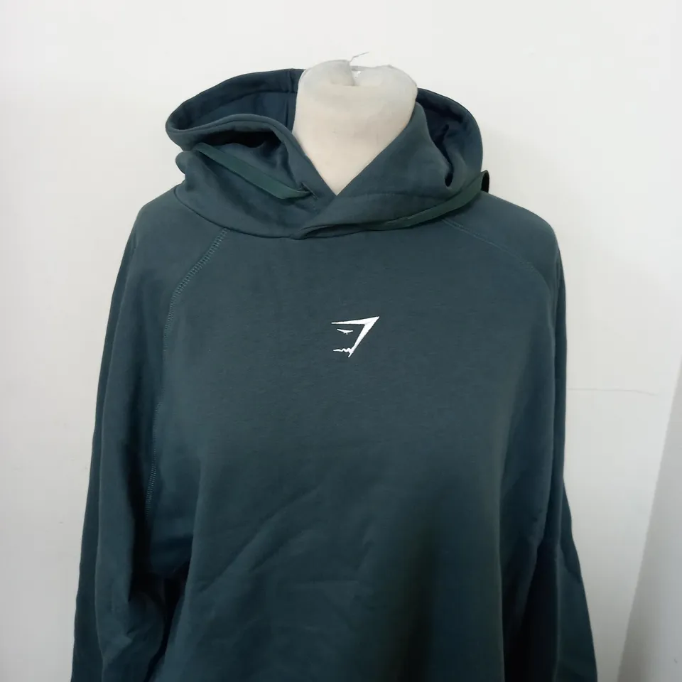 GYMSHARK TRAINING OVERSIZED FLEECE HOODIE SIZE S