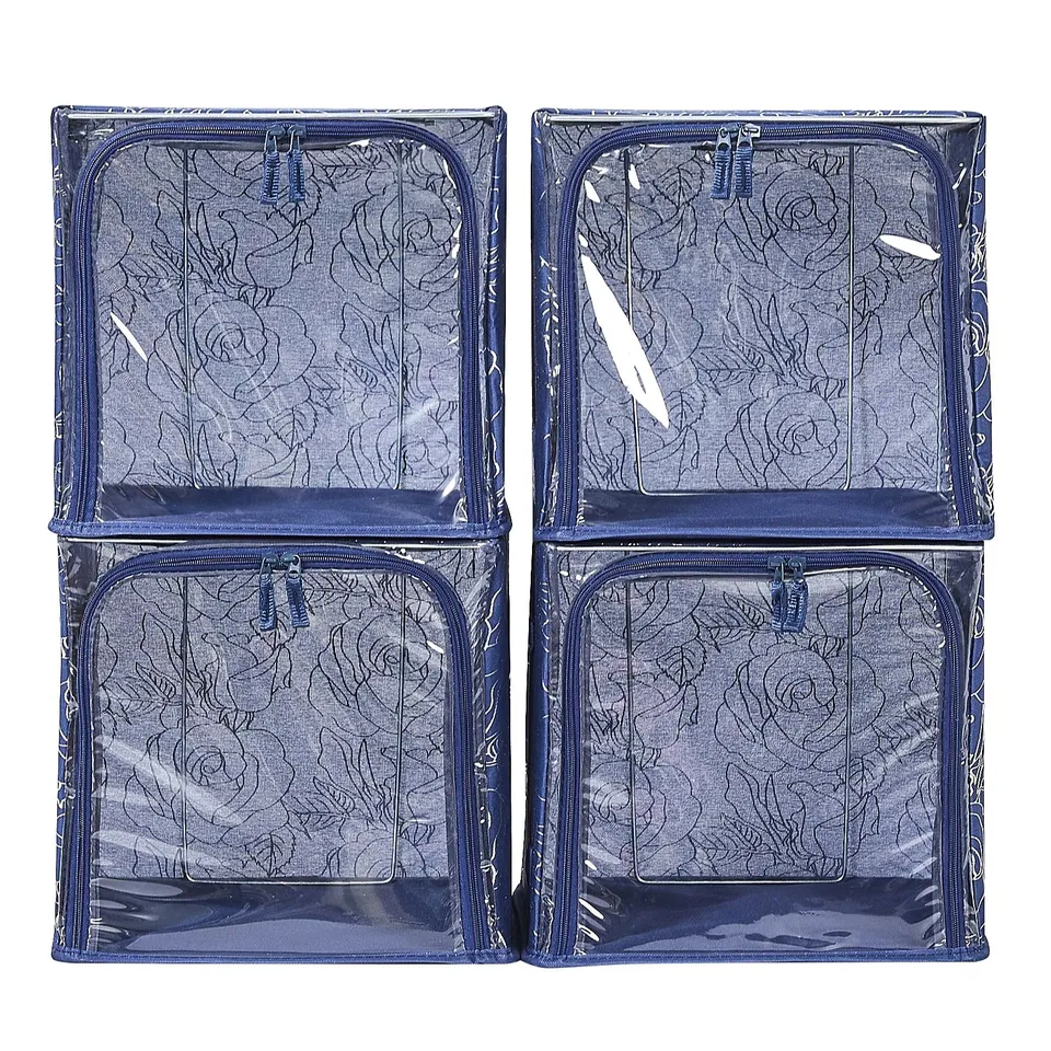 PERIEA SET OF 4 STACKABLE STORAGE CUBES