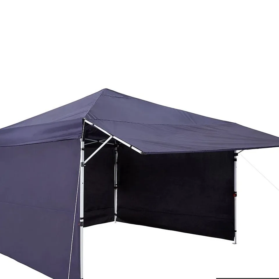 3M X 3M POP-UP GAZEBO WITH SIDE EXTENSION, STEEL FRAME WITH CARRY BAG (COLLECTION ONLY) RRP £219.99