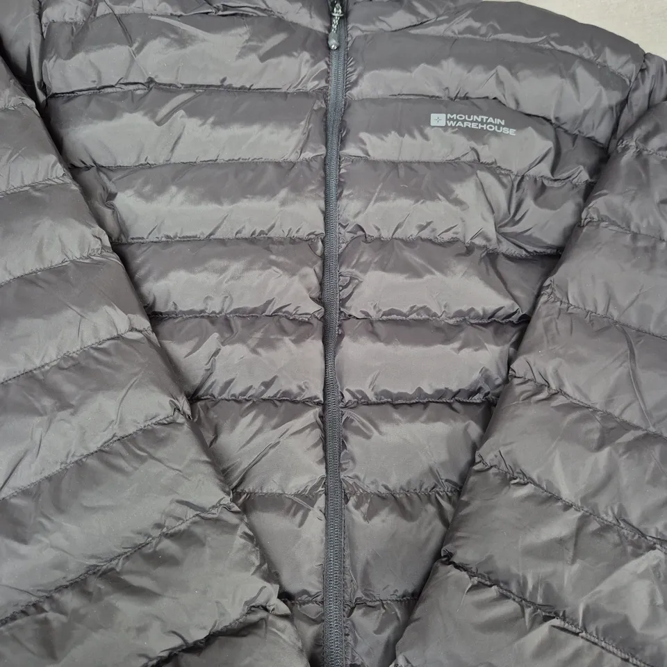 MOUNTAIN WAREHOUSE HOODED PADDED COAT IN BLACK SIZE XXL