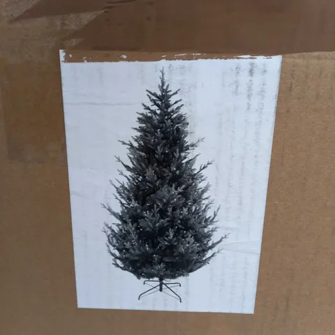BOXED 6FT HELSINKI PRE LIT UPSWEPT TREE - COLLECTION ONLY
