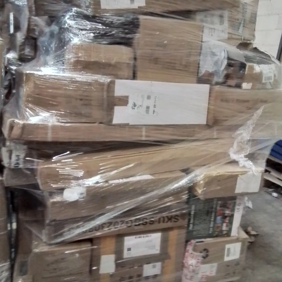 PALLET OF ASSORTED HOUSEHOLD GOODS AND PRODUCTS TO INCLUDE;BLENDER,AIR FRYER,VACUUM CLEANER 