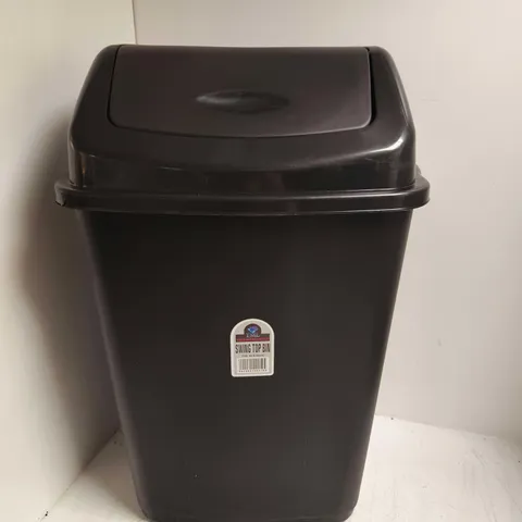 TML SWING TOP BIN IN BLACK