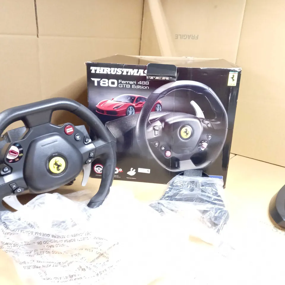 BOXED THRUSTMASTER T80 FERARI 488