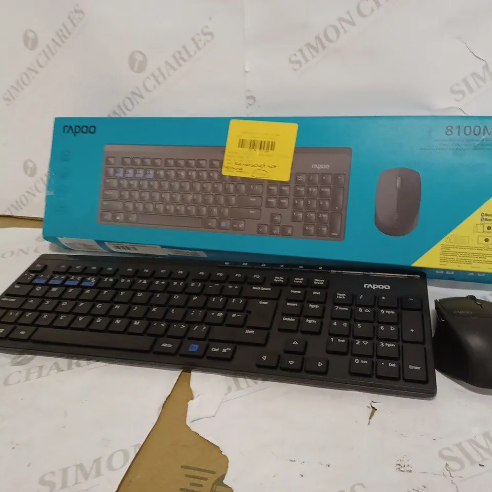 RAPOO WIRELESS KEYBOARD AND MOUSE
