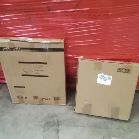 PALLET OF ASSORTED HOUSEHOLD GOODS AND PRODUCTS TO INCLUDE;TOILET SEAT COVER,MESH TRAY LETTER BOX