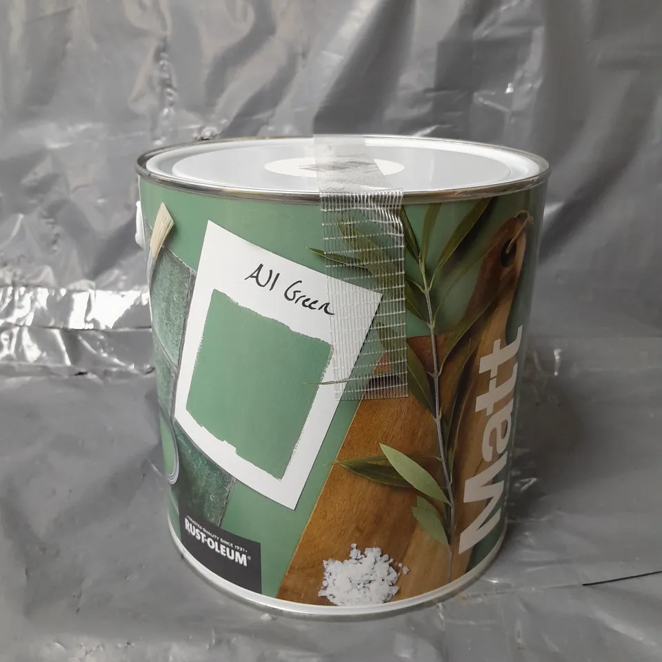 RUST OLEUM MATT PAINT IN AUI GREEN