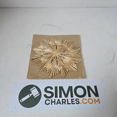 BOX OF APPROXIMTELY 12 GISELA GRAHAM LONDON FOLDED PAPER STARBURST WALL ORNAMENT 