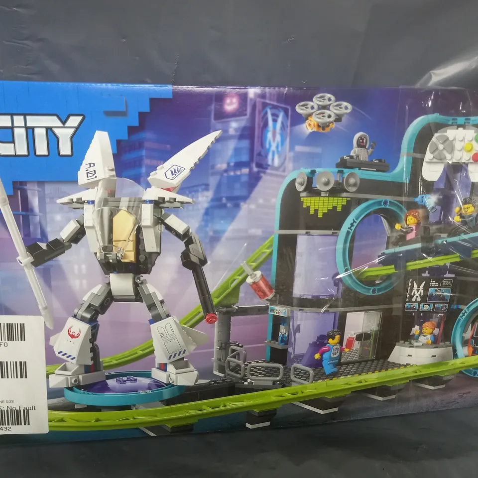 LEGO CITY ROBOT WORLD ROLLER-COASTER PARK TOY 60421 RRP £89.99