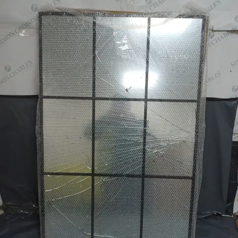 BOXED CINO WINDOW PANE MIRROR - BLACK - COLLECTION ONLY